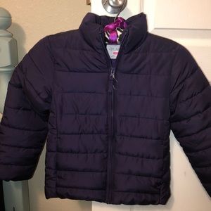 Girls puffer jacket size small 5/6
